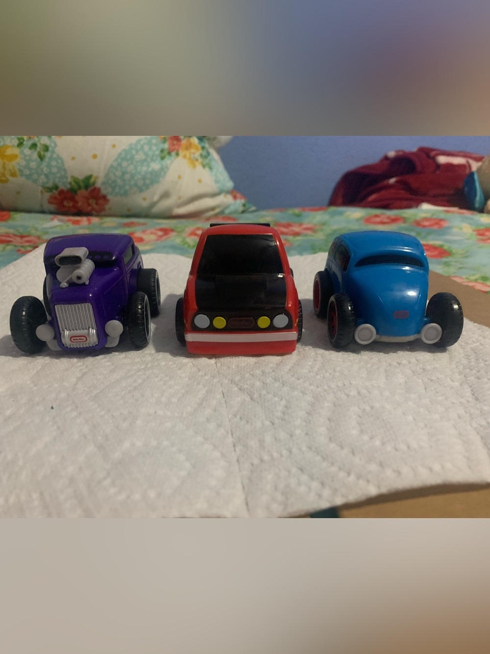 Little Tikes Crazy Fast Pull Back Toy Cars Lot 3